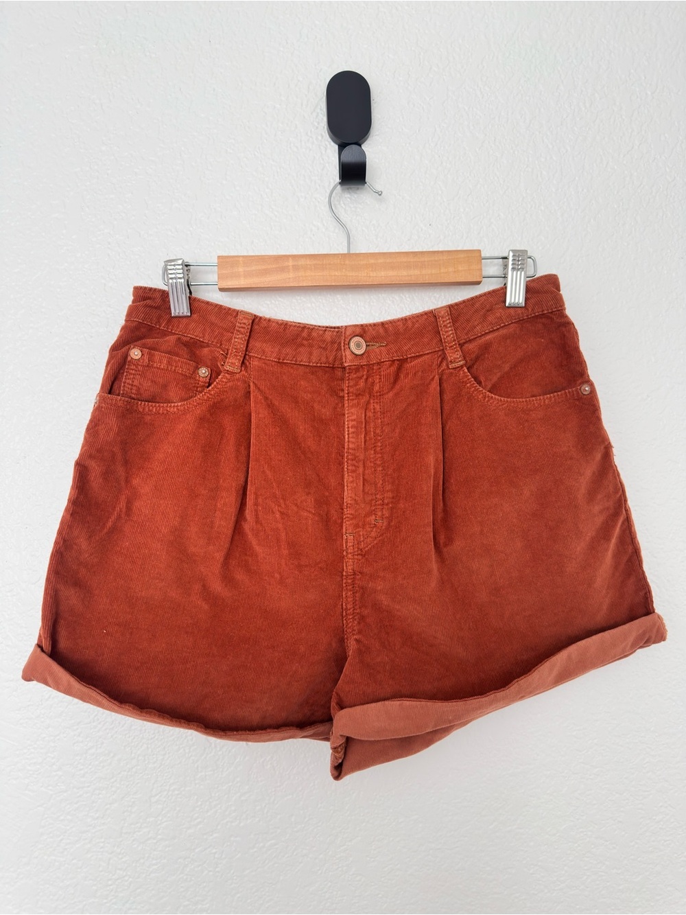 Free People High-Rise Corduroy Shorts Size 29